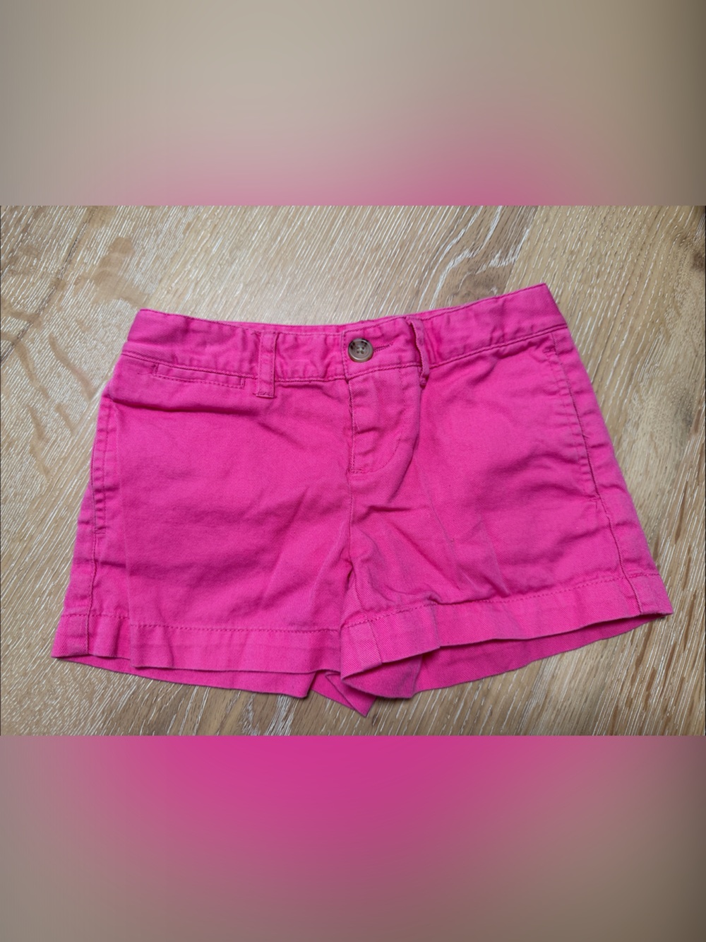 Ralph Lauren Bright Pink Girls' Chino Shorts